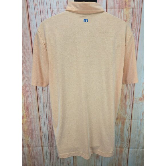 Travis Mathew Mens XL Peach Polo (Tour 19) - Picture 2 of 9